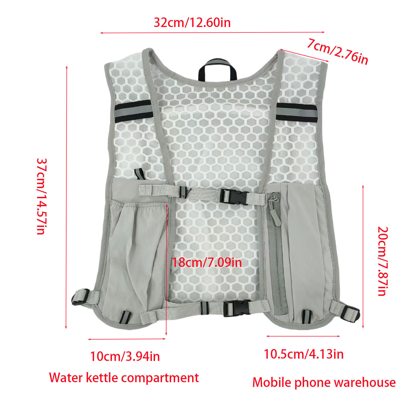 Gilet de course réfléchissant  - Running Gear For Your Phone avis et prix