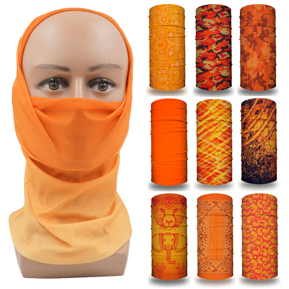 Bandana visage Orange pour fem - Running Gear Youtube avis et prix