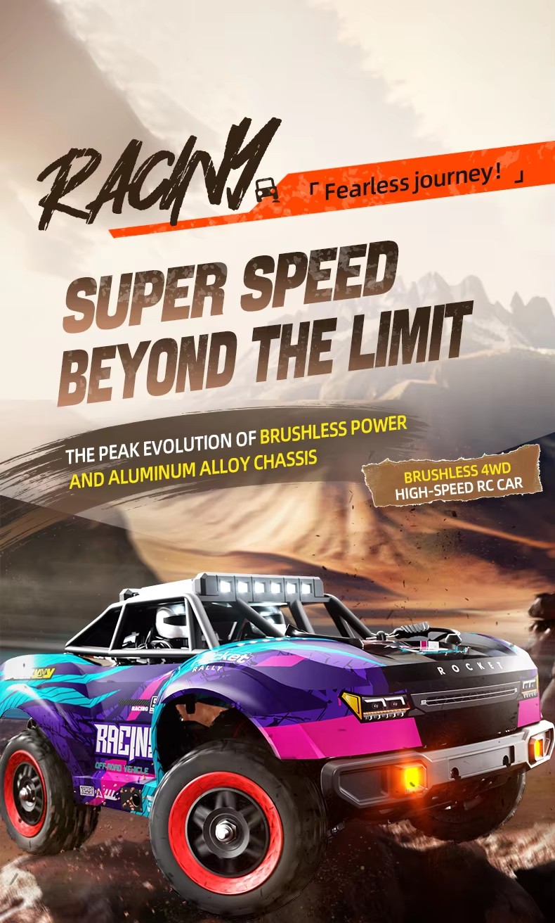 Voiture de course RC sans bala - Running Gear Truck avis et prix