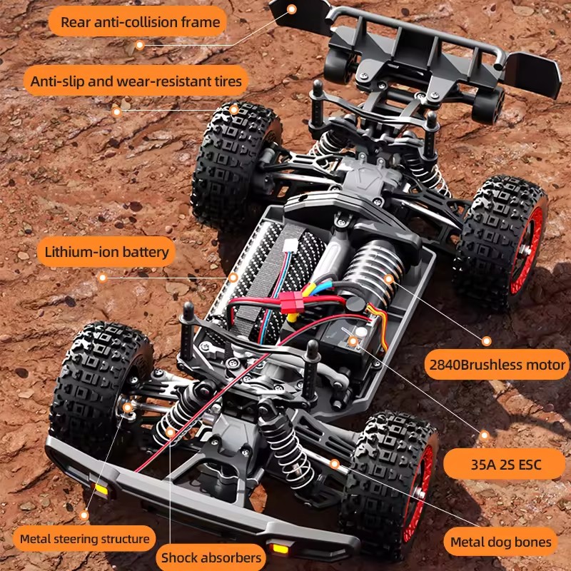 Voiture de course RC sans bala - Running Gear Truck avis et prix
